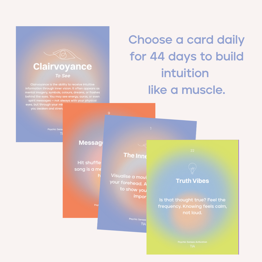 Intuitive Senses Activation Deck (Digital & Printable)