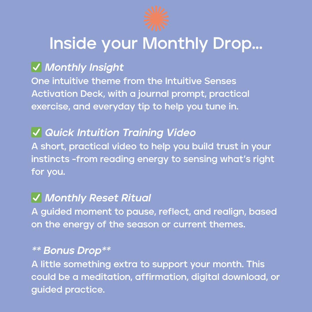 The Intuition Drop! Your monthly dose!