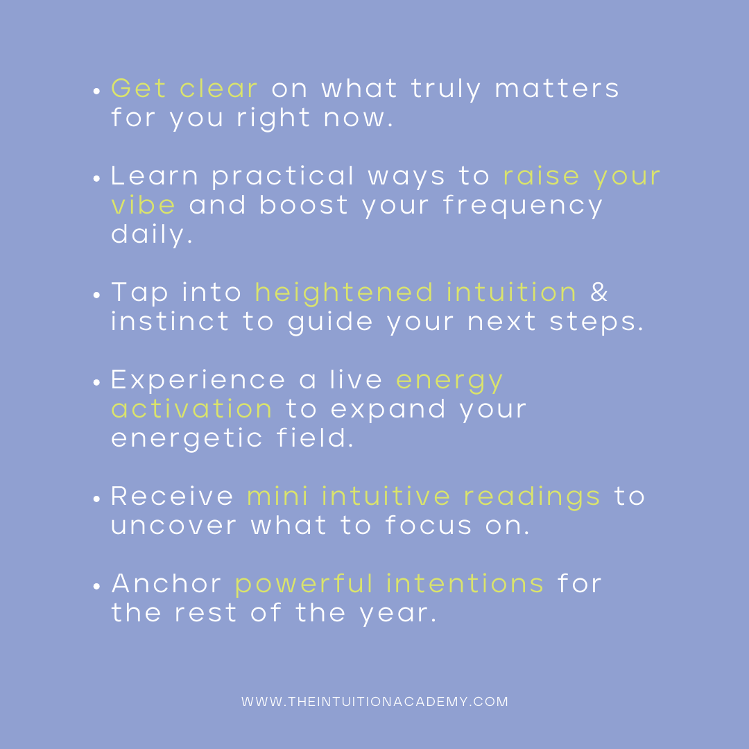 End the Year Aligned: Energy, Intuition & Manifestation- virtual