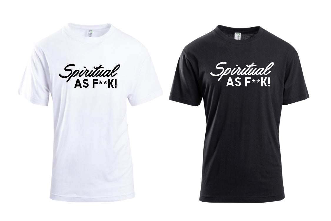 White Spiritual As F**k Tee - Preorder now!