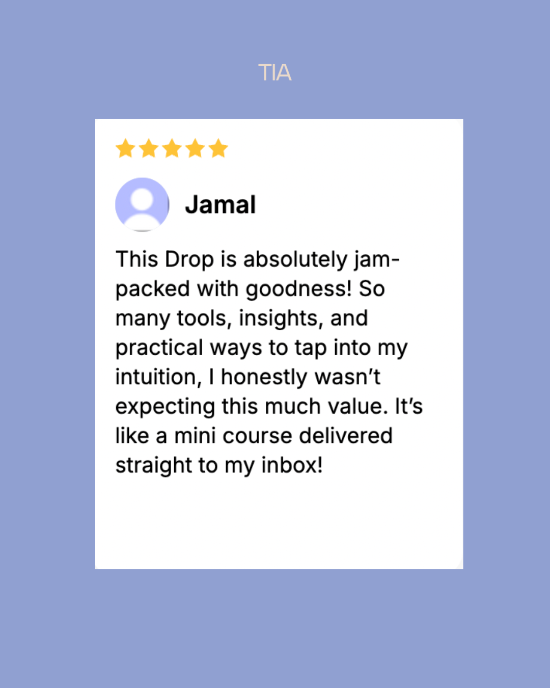 The Intuition Drop- Monthly