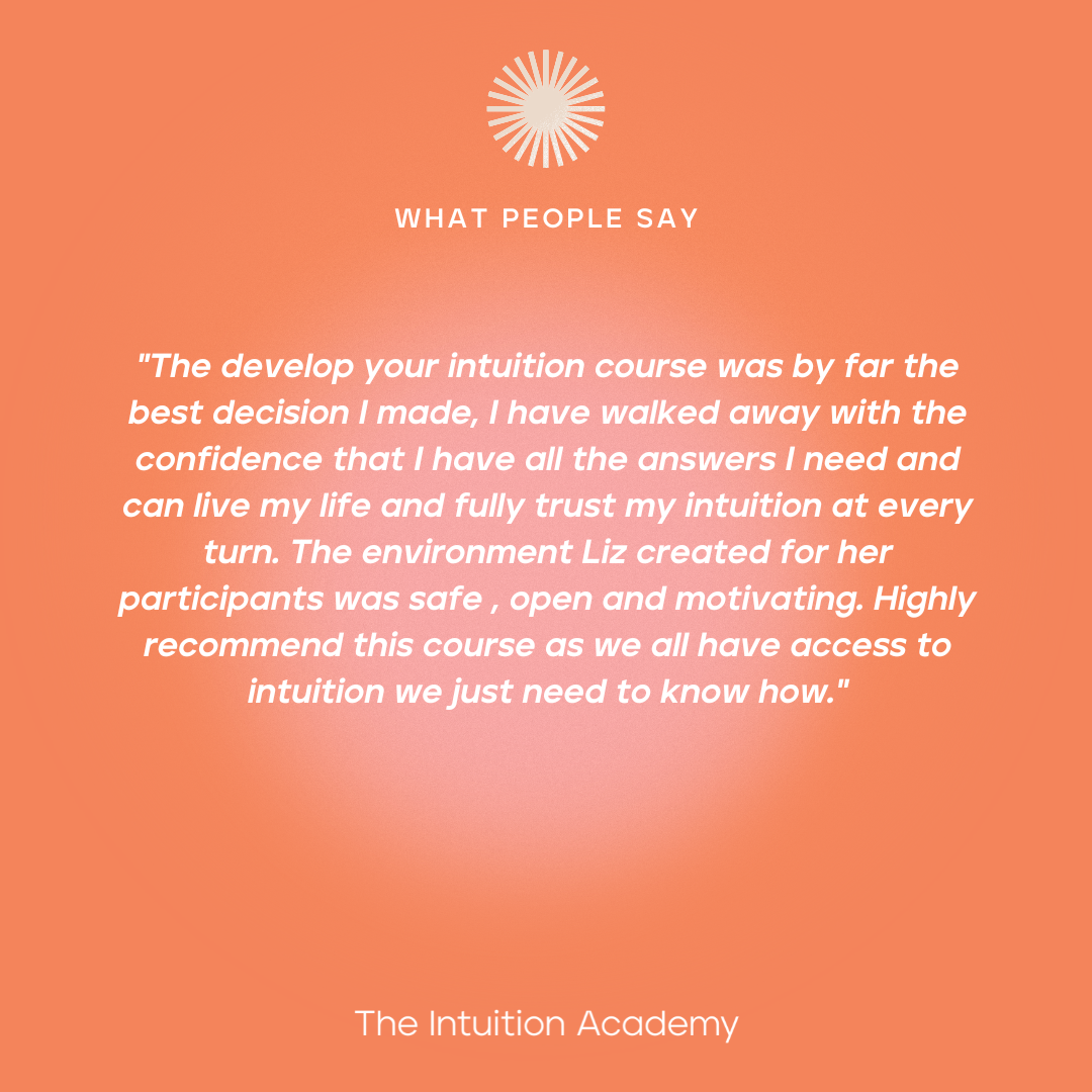 Develop your Intuition Certification - 6 week live virtual  Feb 2025