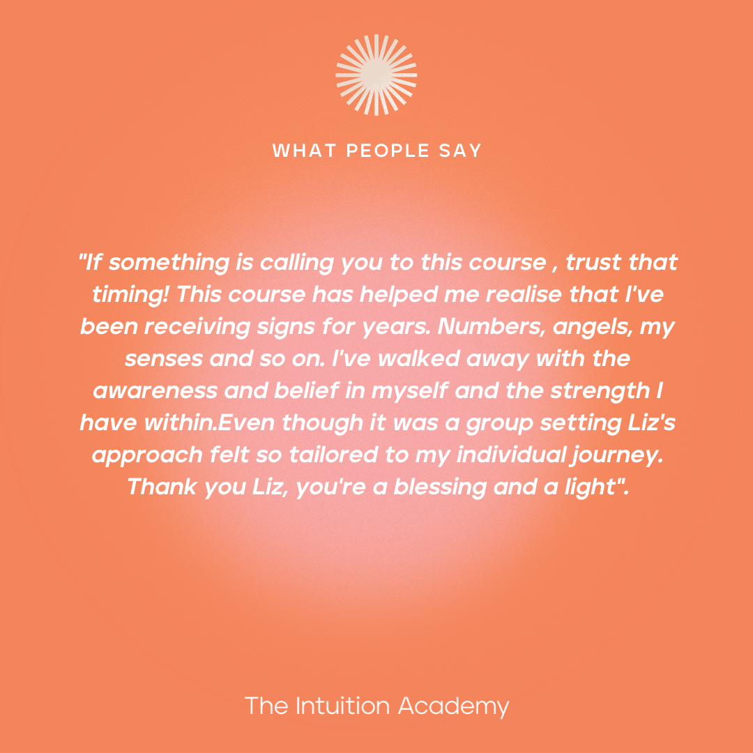 Develop your Intuition Certification - 6 week live virtual  Feb 2025